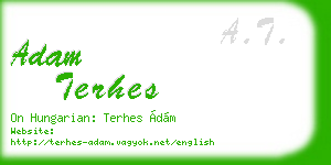 adam terhes business card